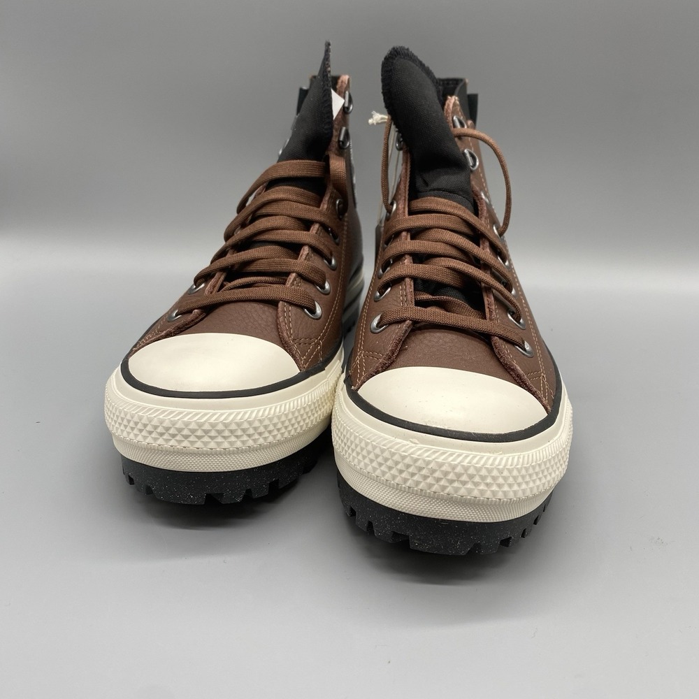 Converse Mens 9 Brown Chuck Taylor All Star City Trek Leather Waterproof Boot - Picture 6 of 15